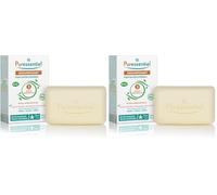 Puressentiel Purificante - Jabón Sólido BIO con 3 aceites esenciales para Cara, Manos, Cuerpo, Pieles Secas, Sensibles y Reactivas, Limpia y Protege, 100 g (Paquete de 2)