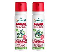 Puressentiel - Spray repelente de mosquitos antipicaduras con aceites esenciales orgánicos - Oferta doble de 2 x 75 ml