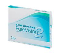 PureVision 2 BAUSCH + LOMB lentillas mensuales esféricas, 3 unidades / 8.6 BC / 14.00 DIA / +01,00