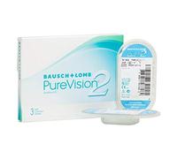 PureVision 2 BAUSCH + LOMB lentillas mensuales esféricas, 3 unidades / 8.6 BC / 14.00 DIA / -09,00