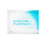 Bausch & Lomb lentillas mensuales PureVision 2 esféricas 3 unidades 8.6 BC 14.00 DIA -6,50