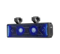 purevox UTV Sound Bar 17 Inch 4-Speaker ATV SoundBar UTV Sound System SXS Speakers Waterproof Bluetooth Connectivity with Multicolor LED Lighting for UTV ATV Golf Cart Marine Boat