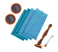 PURexpert 4 almohadillas de microfibra XV1700, 2 filtros FC8009/01 y 1 cepillo giratorio CP1933/01 de repuesto para aspiradora Philips Speedpro y Speedpro Aqua FC6729/01, FC6728/01.