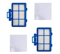 PURExpert Filtro de entrada y salida para Philips Serie 2000 Powergo Aspirador con bolsa FC8240/09, FC8241/09, FC8242/09,FC8245/09 (Reemplazo CP0537/01 Y CP0538/01) (2 Pack)