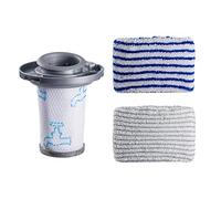 PURexpert Sustitución Fitro Y Toallitas de microfibrasa Para Rowenta X-Force 8.60 Aqua Y X-FORCE FLEX 8.50 AZUL
