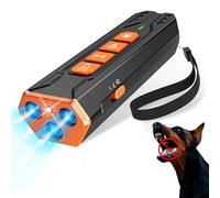 Purfloo Antiladridos, Purfloo para Perros, Dispositivo Seguro Sin Dolor, Control De Ladridos Excesivos, Linterna LED, Recargable USB, Alcance 15m, Ideal para Todas Las Razas Y Edades (Black)