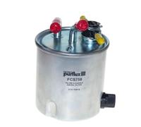PURFLUX FCS758 Filtro combustible Cartucho filtrante Compatible con NISSAN NP300 Navara Pick-up D40 NAVARA D22 Pathfinder III R51 NP300 Navara Camión de plataforma/Chasis D40 NP300 Pick-up D22
