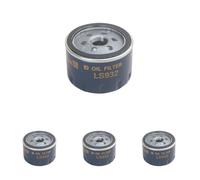 PURFLUX Filtro de aceite motor Filtro enroscable LS932 (Paquete de 4)