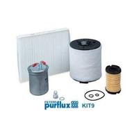 PURFLUX Juego de filtro para VOLKSWAGEN: Polo & SEAT: Ibiza, Toledo & SKODA: Roomster, Rapid, Fabia & AUDI: A1 (Ref: KIT9)
