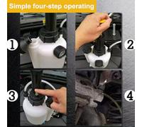 Purga De Frenos A Presión | Pieza De Repuesto Para Automóvil - Bomba Extractora De Manual De 3 Litros,Para Automóvil Autocaravana Camión Sedán Pickup Remolque