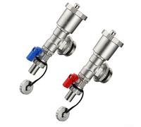 Purgador automático de latón, para los circuitos de calefacción de piso con las conexiones dobles 1 DN25 el 1/2 DN15 del tamaño para el mantenimiento del sistema