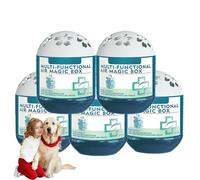 Purificación de aire interior Eliminación de polvo Caja mágica, Limpiador de caja mágica de aire multifuncional, Recolección automática de polvo Purificador de aire Caja mágica (5BOX)