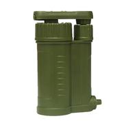 Purificación del agua de emergencia - Fibra hueca de ABS de 11 cm, pajita para filtrado externo, exprimidor manual | Wilderness Caza Militar táctica escalada rescate