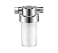 Purificador de agua de prefiltro de ducha, Cartucho de decloración de algodón PP multicapa de alta presión, carcasa transparente a prueba de fugas, filtro de cabezal de ducha de alta presión (C)