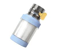 Purificador de agua para grifos de baño, filtro de fregadero giratorio de 360 ° con tubo de extensión, elimina cloro, fluoruro y metales pesados, filtro universal de grifo para cocina y baño, limpio