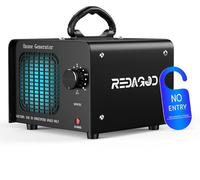 Purificador de Aire 48000 mg/h, Redagod Profesional Air Purifier, Generador de Ozono con Temporizador, Atrapa Humo Filtro HEPA, Ionizador de Aire, Máquina Ozono Portátil para el Hogar, Garaje, Oficina