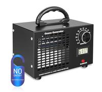 Purificador de Aire 60000 mg/h, Profesional Air Purifier, Generador de Ozono con Temporizador, Atrapa Humo Filtro HEPA, Ionizador de Aire, Máquina Ozono Portátil para el Hogar, Garaje, Oficina