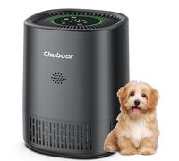 Purificador de aire alérgico para dormitorio, purificador de aire CADR 240 m³/h para habitaciones de fumadores, 3 temporizadores, 4 velocidades, modo de sueño, H13 HEPA aire limpiador para pelo de