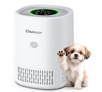 Purificador de aire alérgico para dormitorio, purificador de aire CADR 240 m³/h para habitaciones de fumadores, 3 temporizadores, 4 velocidades, modo de sueño, H13 HEPA aire limpiador para pelo de