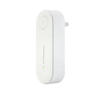 Purificador de aire con adaptador para toma | Ionizador de aire de iones negativos, eliminador de olores silencioso, filtro de partículas para dormitorio, salón, baño