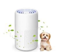 Purificador de Aire con Filtro HEPA, Purificador de aire Para alérgicos, Air Purifier con Aromaterapia, Elimina de Alergia Polen Olor y Caspa de Mascota, humo, Blanco