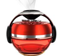 Purificador de aire de automóvil giratorio solar, difusor de del automóvil solar | Amorantes de perfume de rotación - Purificador de aire recargable de 50 ml de larga duración, suministros de fr