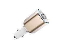 Purificador de aire de coche eficiente de alta tecnología avanzada con puerto USB integrado y martillo de ventana de emergencias, limpiador de aire