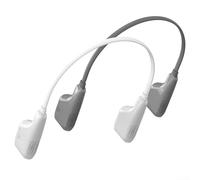 Purificador de aire de cuello compacto para viajeros Liberación efectiva de iones negativos para una respiración más limpia (negro)