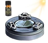 Purificador de aire de energía solar,Perfume solar para coche,Diseño de modelo de coche de terapia solar con sensor de luz | Ambientador para automóvil, ambientador difusor para automóvil, difusor de