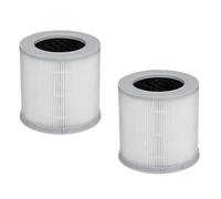 Purificador de aire doméstico, purificador de aire HEPA for el hogar, 4 unidades, compacto, inteligente, H13, filtración HEPA de 3 etapas, carbón activado, compatible con Xiaomi, reemplazo de filtro.