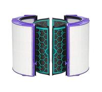 Purificador de Aire Dyson DP04 Pure Cool Filtro de Ventilador de Escritorio Dyson TP04 HP04 Filtro HEPA y Filtro Interior de carbón Activado, Sistema de Filtro Sellado de Dos etapas de 360°,