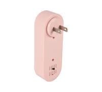Purificador de Aire Enchufable para Limpiador DoméStico, Ionizador de Aire para Eliminar el Humo, Desodorante PortáTil, Ambientador, Enchufe Rosa