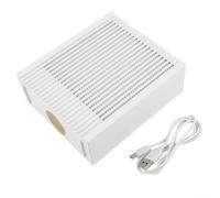 Purificador de aire, filtro HEPA blanco, limpiador de escritorio, eliminación silenciosa, para coche, dormitorio, oficina, estudio, sueño