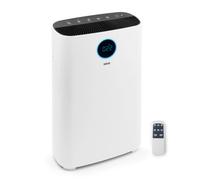 N8WERK Purificador de aire con sistema de filtro de 6 vías | Filtro H14 | CADR: 185 m³/h | Para alérgicos - filtra polen, polvo, bacterias, etc. | Control de aplicación | Incluye luz UVC | Tamaño de