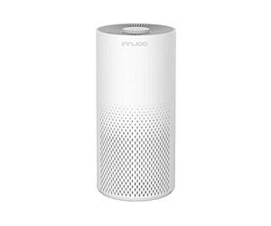 Purificador de Aire InnJoo PLUS, Filtro HEPA H11 y Carbón Activado, Silencioso, Modo de Sueño, Temporizador, Polvo, Humo, Olor y Caspas de Mascota, ÁREA: 20-30 m² o menos, Compatible con ALEXA y ECHO.