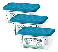 Purificador De Aire Magic Box, 3PCS Multifuncional Cajas Mágica De Eliminación De Polvo, Purificador Aire Interior Recolección Automática Polvo, Interior Purificación Purifier Cajas Eliminador Polvos