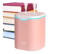 Purificador de aire, niebla fría, luz nocturna, compañero silencioso para dormitorio con tanque de agua de 2 litros para equilibrio diario de humedad e hidratación de plantas, crea un ambiente