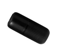 Purificador de aire para automóvil, purificador de aire portátil de limpieza profunda de iones negativos, operación silenciosa, eliminador de olores de automóvil con tableta de (Black)