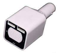 Purificador de aire para coche con dos puertos USB, enchufe compacto para eliminar el interior del coche, ambientador de 12 V CC que reduce el humo y los olores de mascotas, apto para la mayoría de
