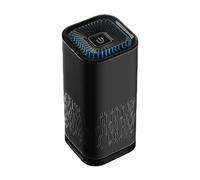Purificador de aire para coche, filtro HEPA de 3 etapas, generador de iones negativos, limpiador de aire portátil, ambientador mínimo de vehículos, eliminador de olores de caspa de mascotas, ionizador