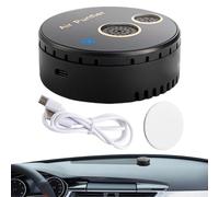Purificador de aire para coche, portátil pequeño, 10,3/8,9/4 pulgadas, eliminación de polvo silencioso, eliminación de alta eficiencia, filtro de aire para dormitorio, vehículo, mascotas (multicolor)