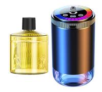 Purificador de aire para coche, purificador de aire de viaje con proyección estrellada, difusor de aceite de aromaterapia, purificador de aire de viaje para coche o habitación pequeña