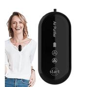 Purificador de aire personal | Collar pequeño portátil con filtro de aire | Purificación eficiente, se puede llevar en cualquier lugar para viajes, avión, oficina y hogar