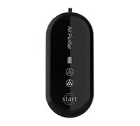 Purificador de aire personal - Ionizador personal portátil de 12,5 x 9,5 cm, soporte sostenible | Collar limpiador de air portátils con facilidad, ionizador ambientador de aire portátil para viajes, h