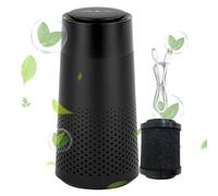 Purificador de aire portátil CAR - filtro HEPA, eliminador de olores | Purificador de aire compacto para vehículos, humos y removedor de polvo, ambientador de iones negativo, filtro de aire automático