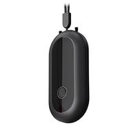 Purificador de aire portátil personal, collar ionizador negativo, anión, aire, negro, 78 x 40 x 20 mm