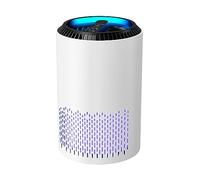 Purificador de aire portátil purificador de aire con filtro Hepa H13 22 vatios elimina olores polen polvo con temporizador ideal para dormitorio sala de estar baño oficina sótano 20 metros cuadrados