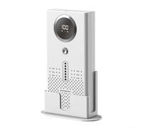 Purificador de aire portátil USB con difusor de aroma, removedor silencioso de formaldehído Plug and Play para camping, senderismo, viajes, cobertura compacta de 10 a 15 pies cuadrados, blanco (blanco
