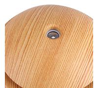 Purificador de aire, USB Essential LED Touch Aroma Humidificador ultrasónico Difusor de aceite Purificador de aire(Grano de madera poco profundo)