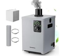 Purificador de humo Genmitsu MD13 para Genmitsu L8, extractor de humo con filtración de cuatro capas, pantalla de interfaz LED función UV, absorbente de humo